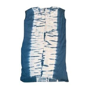 Sundry Blue And White Tie Dye Cover Up Size 1 small 4-6